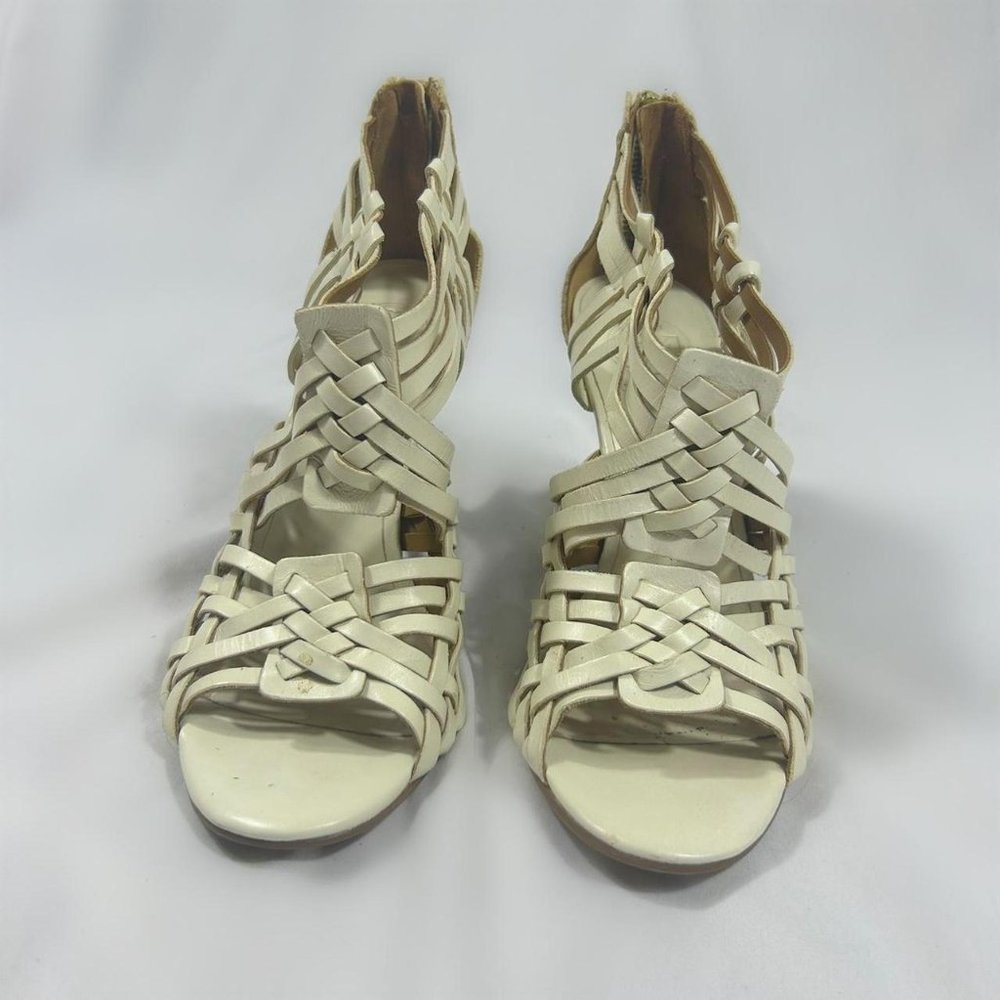TORY BURCH WHITE WEDGES